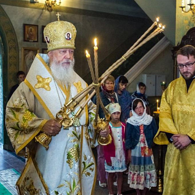 В день памяти князя Владимира епископ Городецкий и Ветлужский Августин совершил Божественную литургию в Городецком кафедральном соборе