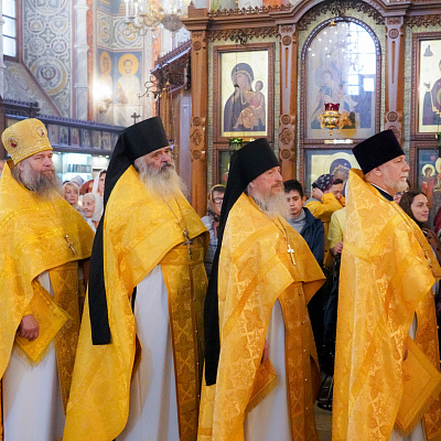 Митрополит Георгий возглавил Божественную литургию в Александро-Невском кафедральном соборе в Нижнем Новгороде