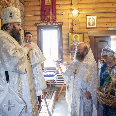 Епископ Городецкий и Ветлужский Парамон совершил Великое освящение храма в честь святого пророка Божия Илии п. Уста