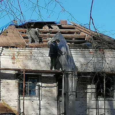Восстановление храма в п. Богоявление Семеновского благочиния