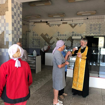 Молебен в селе Смольки Городецкого благочиния