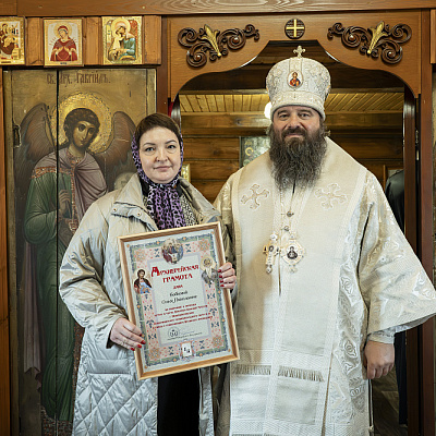 Епископ Городецкий и Ветлужский Парамон совершил Великое освящение храма Покрова Пресвятой Богородицы с. Новопокровское
