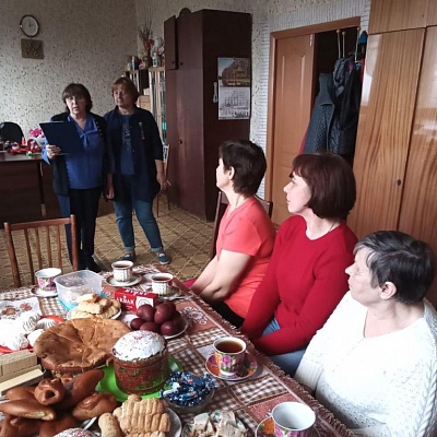 Литературно - познавательная программа «Пасха - Христово Воскресение» в селе Роженцово