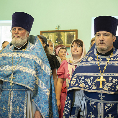 Епископ Городецкий и Ветлужский Парамон совершил малое освящение храма Успения Божией Матери в г. Заволжье