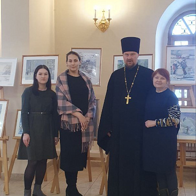 В музее комплекса «Сергиевская Слобода» Борского благочиния открылась выставка «Рождественские каникулы»