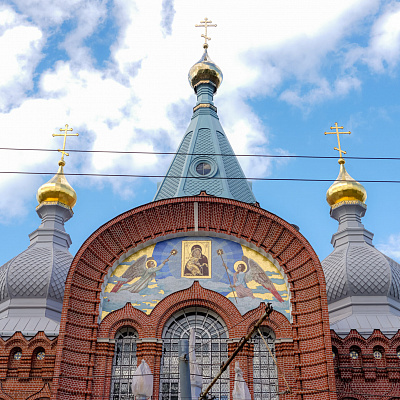 Митрополит Георгий возглавил всенощное бдение в канавинском храме в честь Владимирской иконы Божией Матери