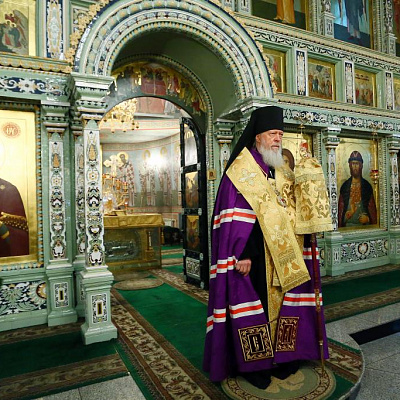 12.11.2021 - Ковчег с мощами святого благоверного великого князя Александра Невского прибыл в Городец