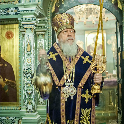 В день Торжества Православия епископ Городецкий и Ветлужский Августин совершил Божественную литургию в Феодоровском кафедральном соборе Городца