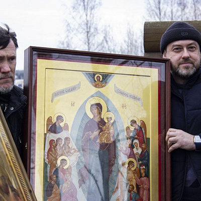 Крестные ходы вокруг населенных пунктов, входящих в каноническую территорию храмов, прошли в Городецкой епархии 