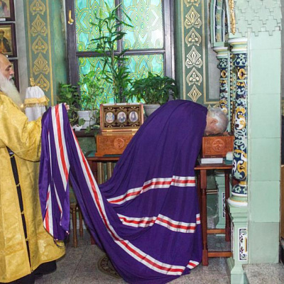 В день памяти князя Владимира епископ Городецкий и Ветлужский Августин совершил Божественную литургию в Городецком кафедральном соборе