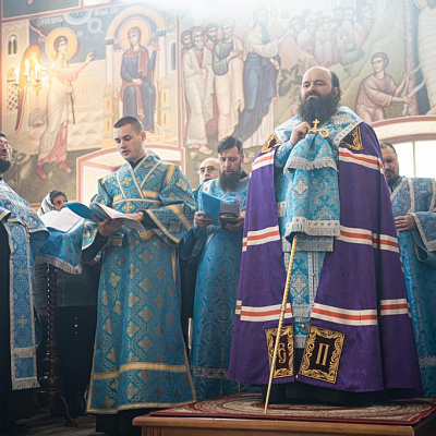 В Городце встретили икону Пресвятой Богородицы «Всецарица», написанную на Афоне
