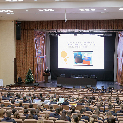 Сотрудник Приокского благочиния прочитал лекцию курсантам Нижегородской академии МВД