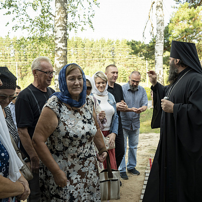 Епископ Городецкий и Ветлужский Парамон совершил малое освящение храма Успения Божией Матери в г. Заволжье