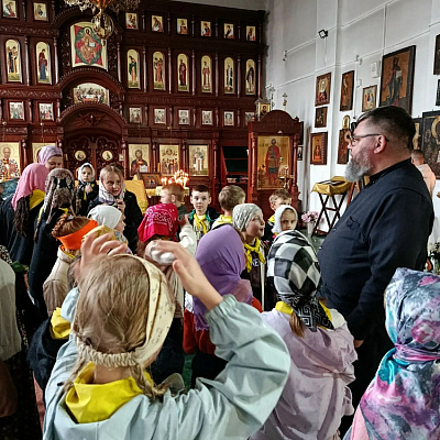 В храме Вознесения Господня в посёлке Ковернино состоялась экскурсия для ребят из летнего лагеря «Дружба»