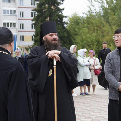 11 сентября 2023 года, в праздник Усекновения главы Пророка, Предтечи и Крестителя Господня Иоанна, епископ Городецкий и Ветлужский Парамон совершил Божественную литургию 