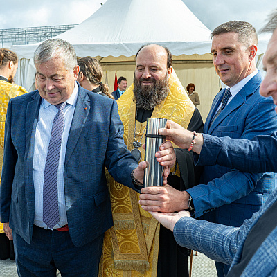 Епископ Городецкий и Ветлужский Парамон совершил закладку центра обработки данных ФНС России в Городце 