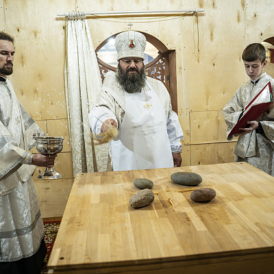 Епископ Городецкий и Ветлужский Парамон совершил Великое освящение храма святых мучениц Веры, Надежды, Любови и матери их Софии в поселке Буревестник