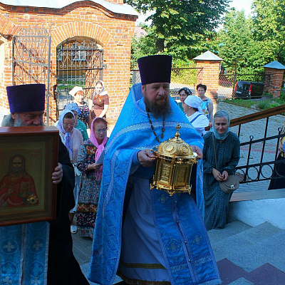 В город Семёнов прибыл ковчег с частицей мощей святого праведного Алексия Бортсурманского