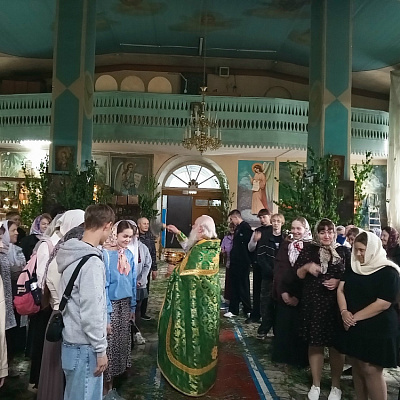 В храме Покрова Божией Матери города Шахунья состоялся молебен для учащихся, готовящихся к экзаменам
