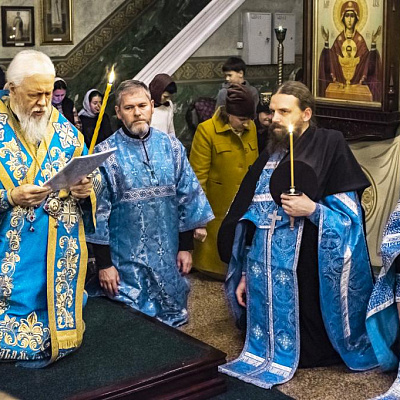 3 ноября, епископ Городецкий и Ветлужский Августин совершил Всенощное бдение