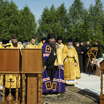 Епископ Городецкий и Ветлужский Парамон совершил чин основания храма святителя Луки Крымского в р.п. Первомайский
