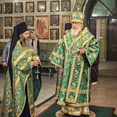 6 декабря, в день памяти святого благоверного великого князя Александра Невского, епископ Городецкий и Ветлужский Августин совершил Божественную литургию в Городецком Феодоровском мужском монастыре