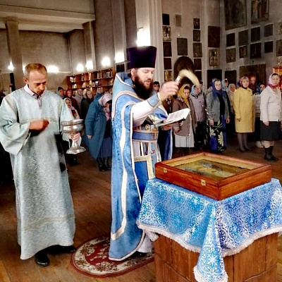 В дар собору Воскресения Словущего передана икона Серафима Саровского