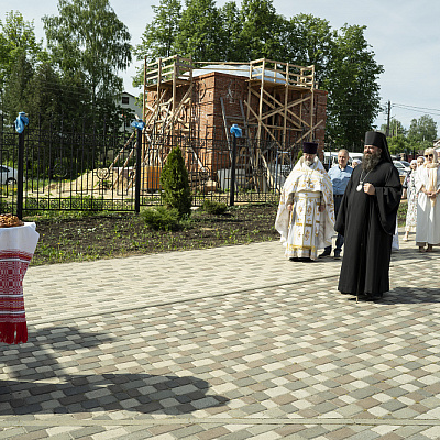 В день престольного праздника епископ Городецкий и Ветлужский Парамон совершил Божественную литургию в храме святителя Николая Чудотворца р.п. Красные Баки