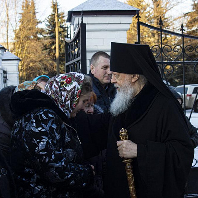 В Неделю воспоминания Адамова изгнания епископ Городецкий и Ветлужский Августин совершил Божественную литургию в Городецком кафедральном соборе