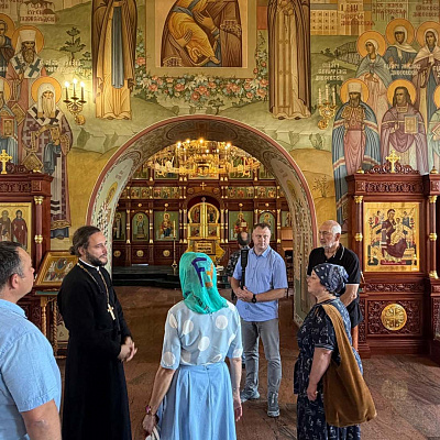 Руководители предприятий Нижегородской посетили «Сергиевскую слободу» Борского благочиния