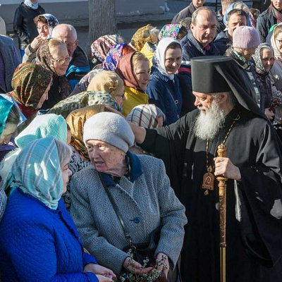 В Вербное воскресение епископ Городецкий и Ветлужский Августин совершил Божественную литургию