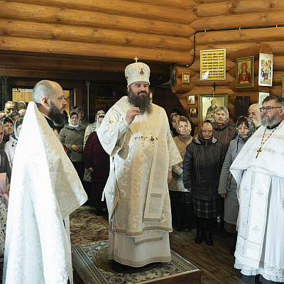 Епископ Городецкий и Ветлужский Парамон совершил Великое освящение храма Покрова Пресвятой Богородицы с. Новопокровское