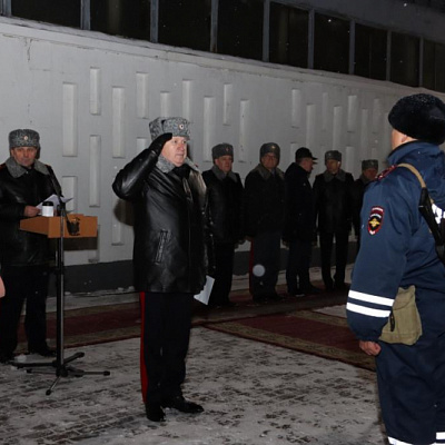 Клирик Нижегородской епархии принял участие во встрече сводного отряда полиции, вернувшегося из длительной командировки 