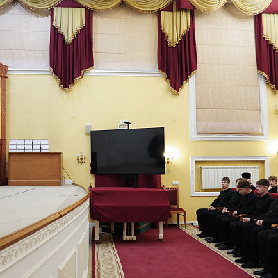 Глава Нижегородской митрополии встретился с первокурсниками Нижегородской духовной семинарии