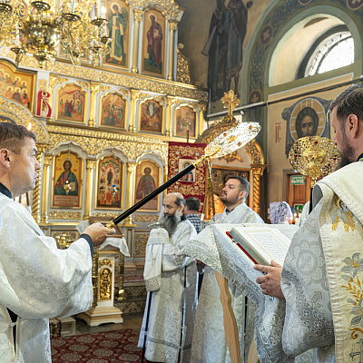 В праздник Вознесения Господня епископ Городецкий и Ветлужский Парамон совершил Божественную литургию в Городецком кафедральном соборе Покрова Пресвятой Богородицы