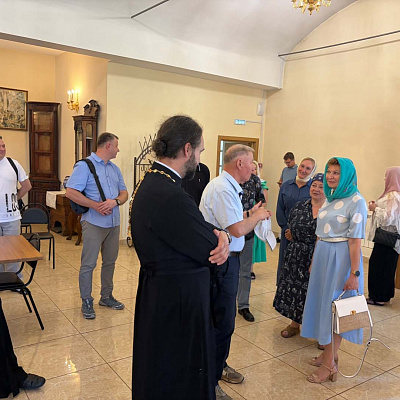 Руководители предприятий Нижегородской посетили «Сергиевскую слободу» Борского благочиния