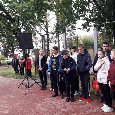 В Воскресенском открыт и освящен реконструированный Парк Победы