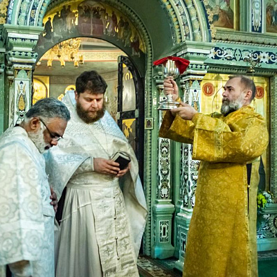 В праздник святителя Николая Чудотворца в Городецком Феодоровском мужском монастыре прошла Божественная литургия