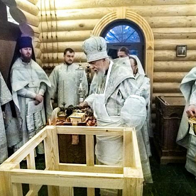 Епископ Городецкий и Ветлужский Августин совершил Чин освящения храма в селе Строчково Городецкого района