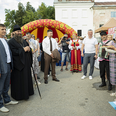 Епископ Городецкий и Ветлужский Парамон посетил торжественное мероприятие, посвященное Дню поселка р.п. Воскресенское