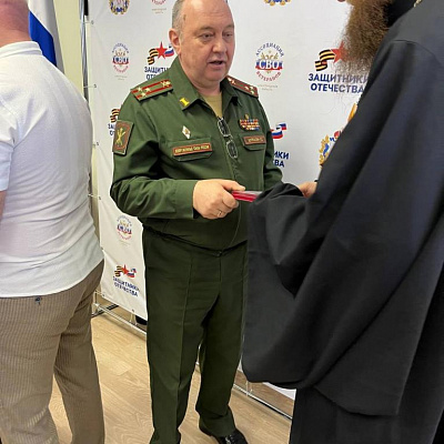 Настоятель храма Владимирской иконы Божией Матери с.Светлое удостоен государственной награды