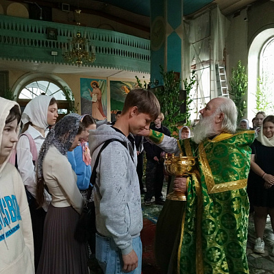 В храме Покрова Божией Матери города Шахунья состоялся молебен для учащихся, готовящихся к экзаменам