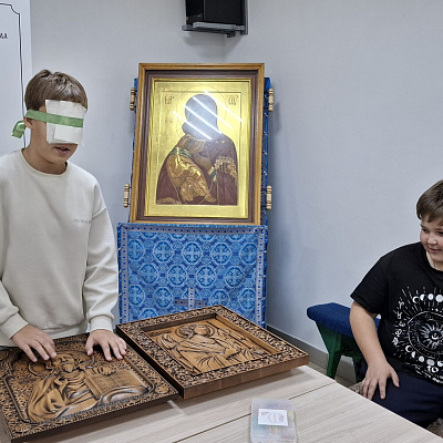 В Нагорном благочинии состоялась беседа с юными прихожанами в рамках социального проекта «Откроем очи духовные»