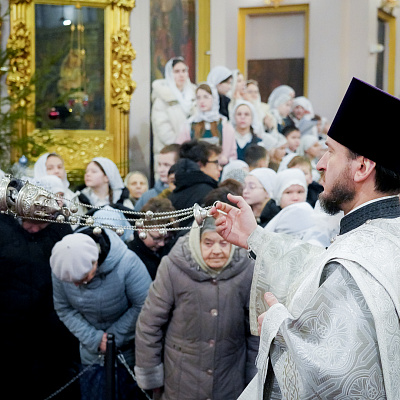 В праздник Обрезания Господня митрополит Георгий совершил Божественную литургию в Воскресенском соборе Арзамаса