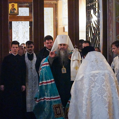 В праздник Воскресения Христова митрополит Георгий возглавил богослужения в Александро-Невском кафедральном соборе Нижнего Новгорода