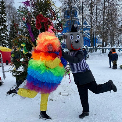 Рождественская елка в селе Светлом