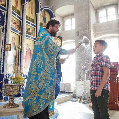 Молебен для учащихся в Сокольском благочинии