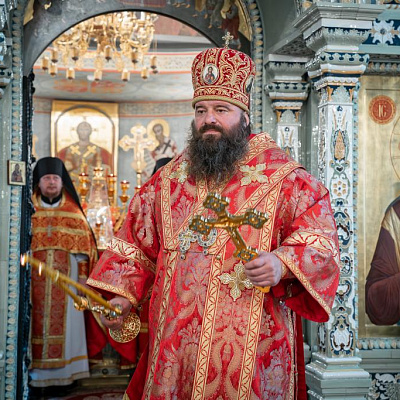 В день Усекновения главы Иоанна Предтечи епископ Городецкий и Ветлужский Парамон совершил Божественную литургию в Городецком Феодоровском мужском монастыре