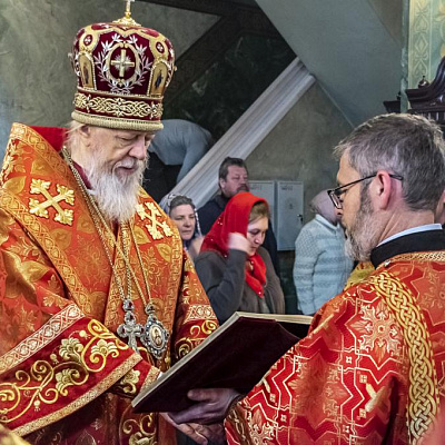 В Радоницу епископ Городецкий и Ветлужский Августин совершил Божественную литургию в кафедральном соборе иконы Божией Матери Феодоровская Городца