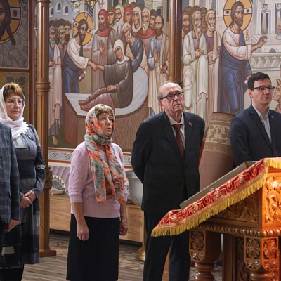 В день памяти святых мучеников Акиндина, Пигасия, Аффония, Елпидифора, Анемподиста и иже с ними епископ Городецкий и Ветлужский Парамон совершил Божественную литургию в Городецком Феодоровском мужском монастыре